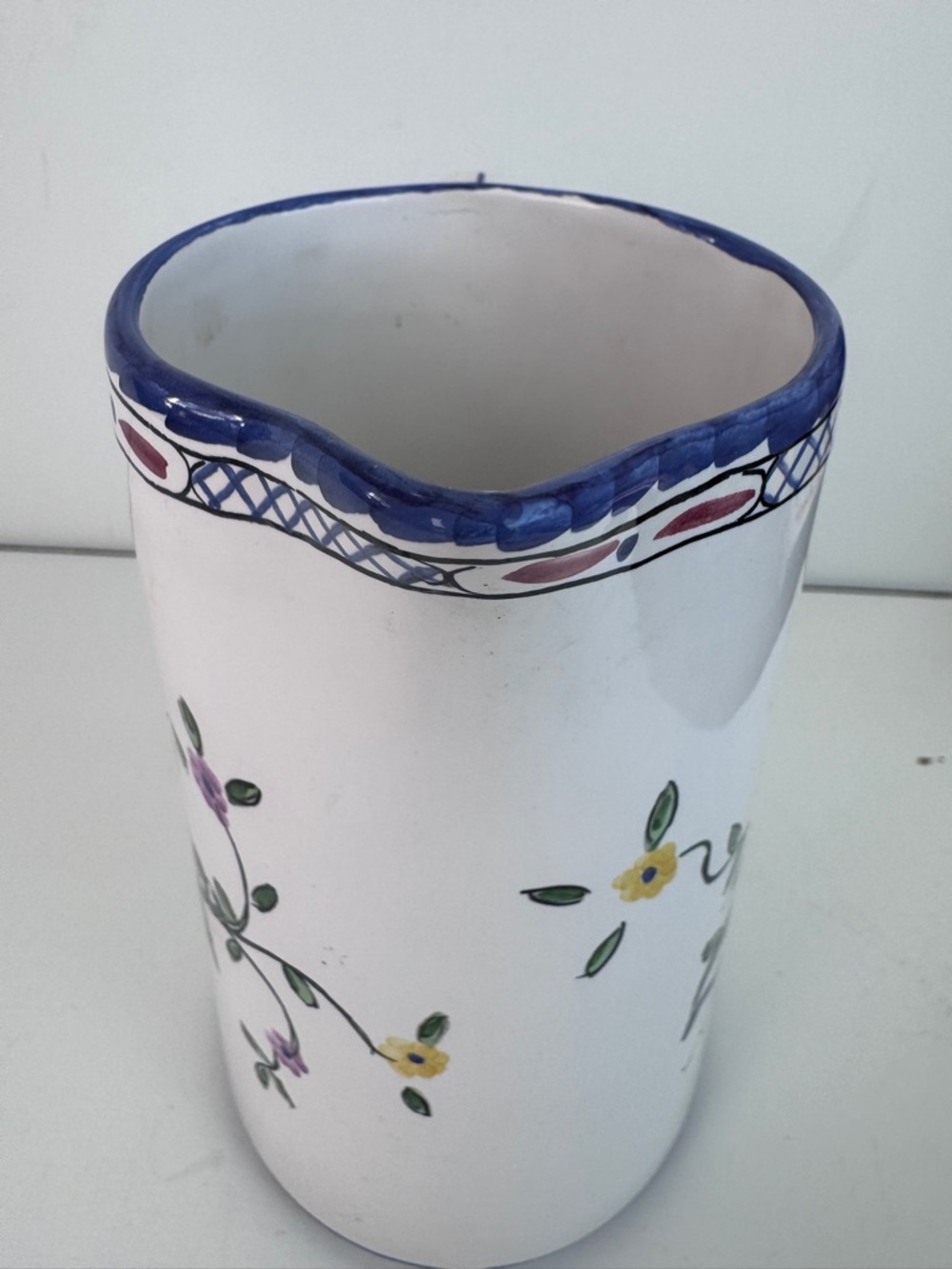 Tiffany & Co. Hand-Painted Pitcher Made in Portugal - Picture 4 of 8